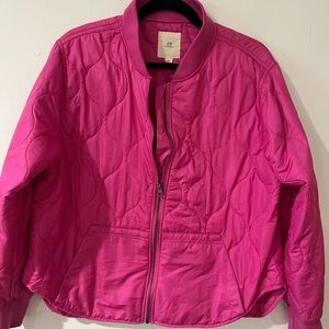 Thread & Supply Fuchsia Quilted Jacket